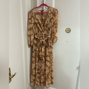 Calvin Klein faux wrap dress